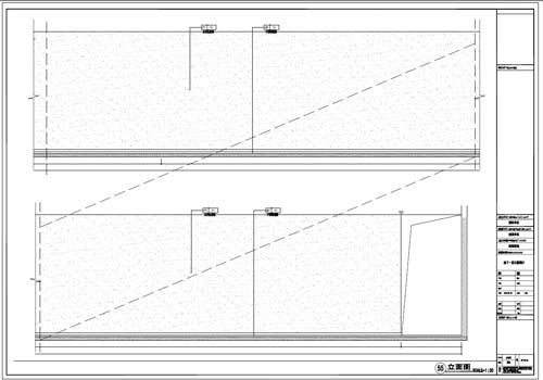 商場深化設計施工圖負一層立面圖55
