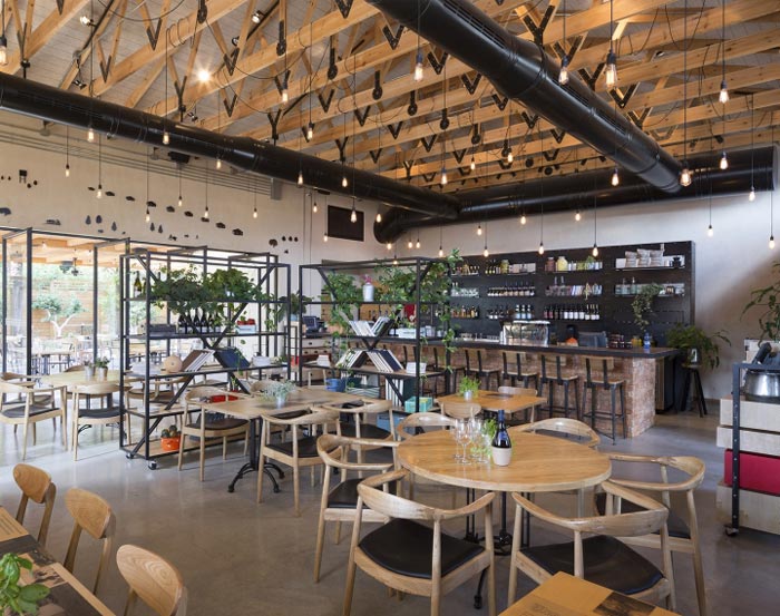 文獻(xiàn)主題餐廳吧臺(tái)裝修設(shè)計(jì)效果圖