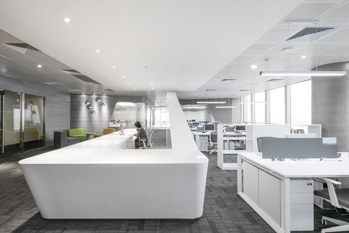 培訓(xùn)機構(gòu)辦公室辦公區(qū)域裝修設(shè)計案例效果圖