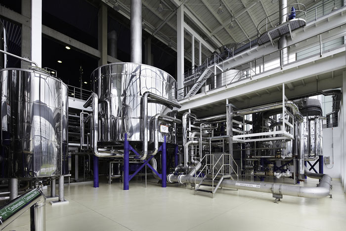 啤酒廠房釀造區車間裝修設計效果圖