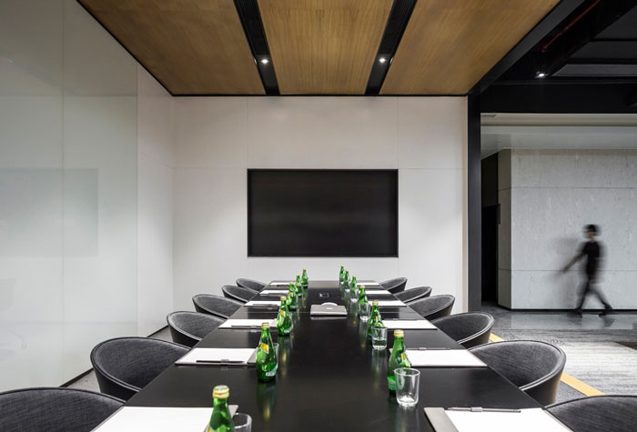 互聯網企業辦公室會議室裝修設計效果圖