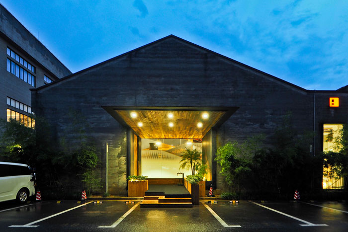 實業投資公司辦公室進門區裝修設計效果圖