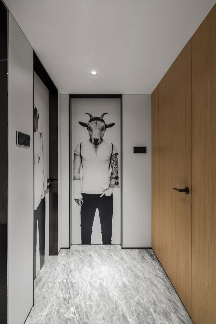 總部辦公室過道裝修設計效果圖