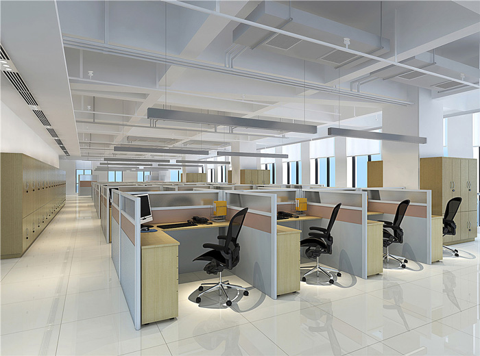 寫字樓辦公區(qū)裝修設(shè)計效果圖
