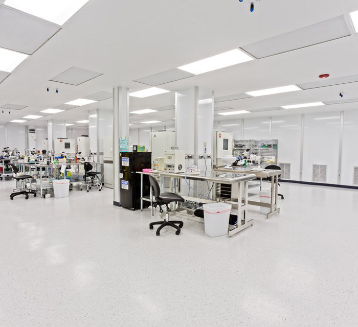 潔凈廠房工作區(qū)裝修設計效果圖