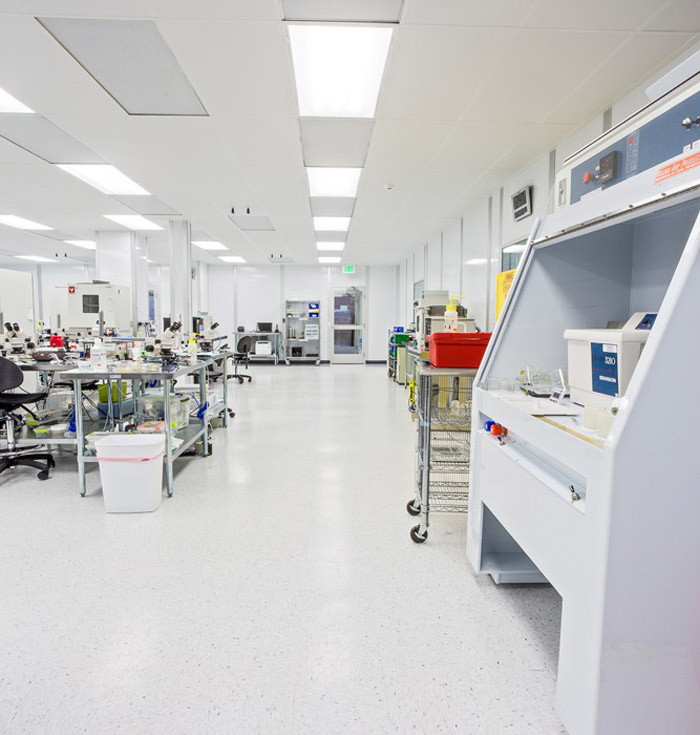 潔凈廠房儀器區(qū)裝修設計效果圖
