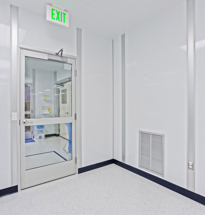 潔凈廠房進門區(qū)裝修設計效果圖