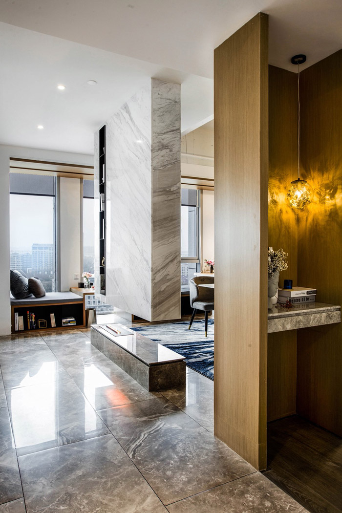 家庭辦公室過道設計裝修效果圖