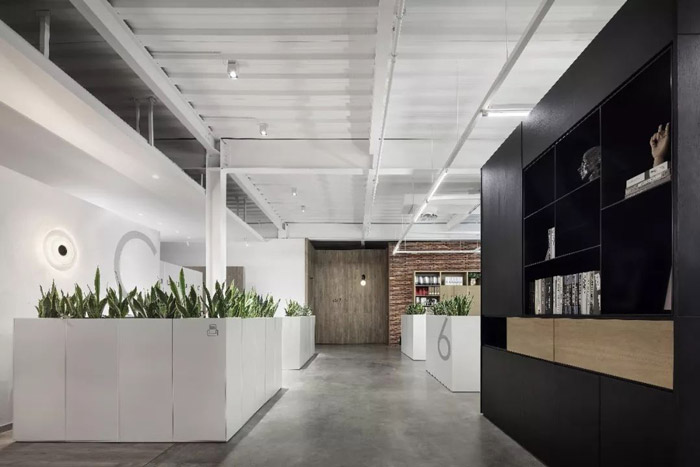 1300㎡辦公室辦公區裝修設計效果圖