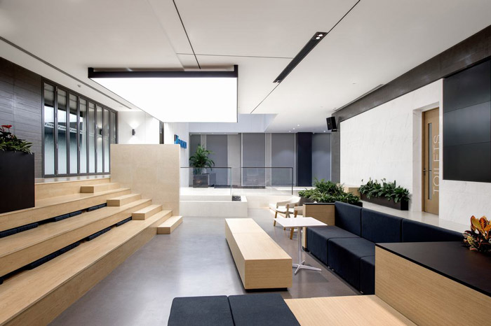 總部辦公樓接待區裝修設計效果圖