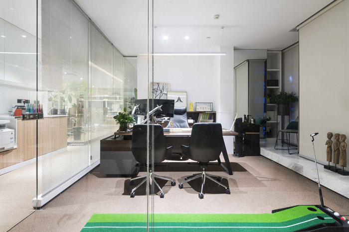 設計公司總經理辦公室裝修設計效果圖