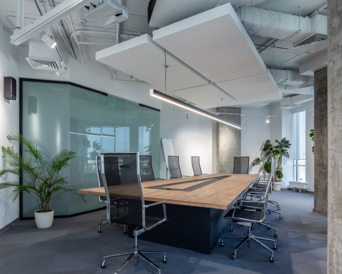 納維亞風(fēng)格辦公室會(huì)議室裝修設(shè)計(jì)效果圖